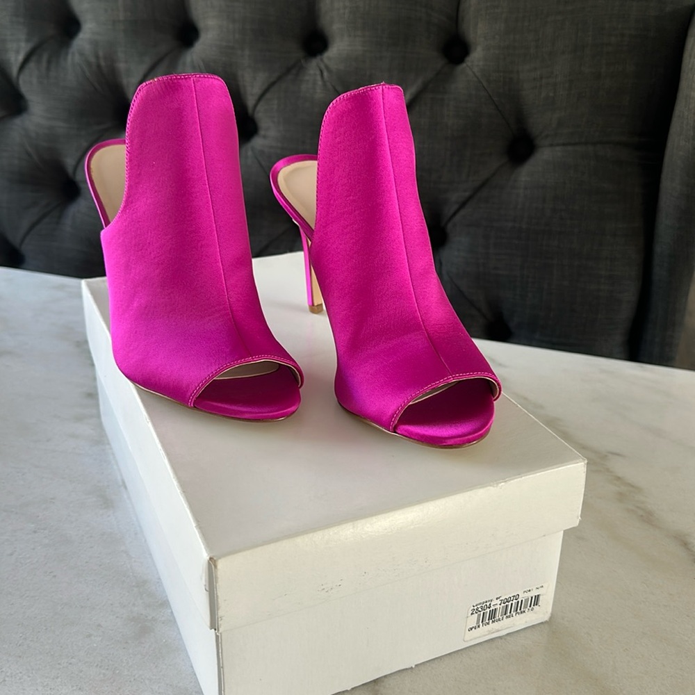 Nine West Pink Open-Toe Heels